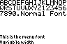 Fonts on the TI-82